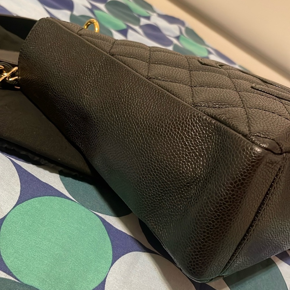 Chanel PST Black Quilted Caviar Shoulder Bag - Picture 7 of 16